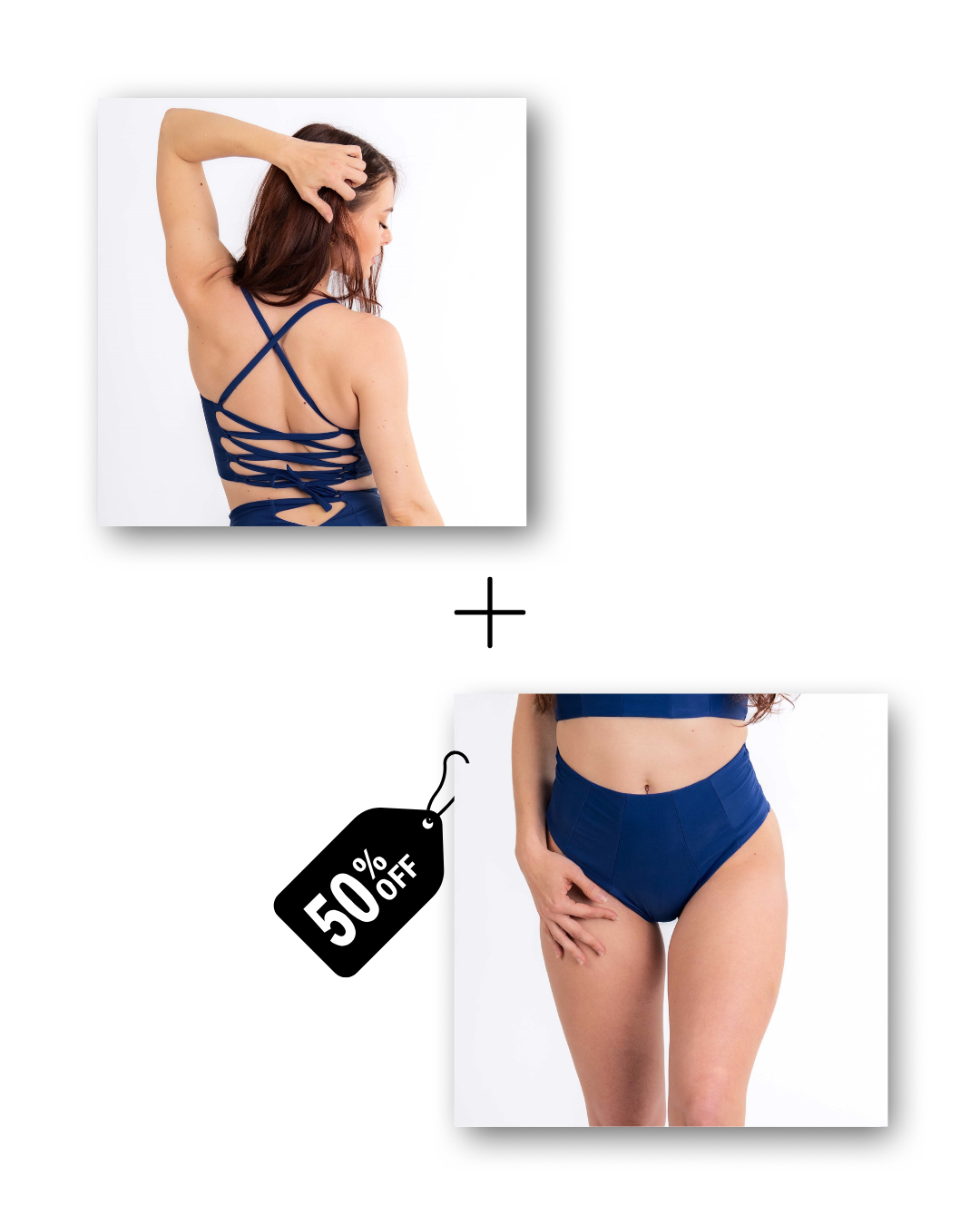 Corset Set Bundle in deep blue sea