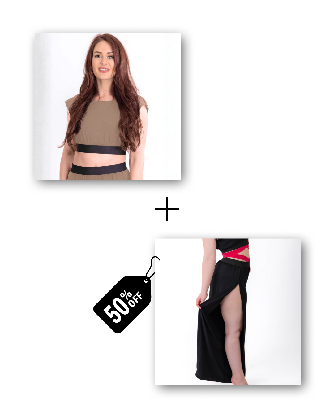 Pre-Workout & Flow Set Bundle in cloudy taupe / classic black