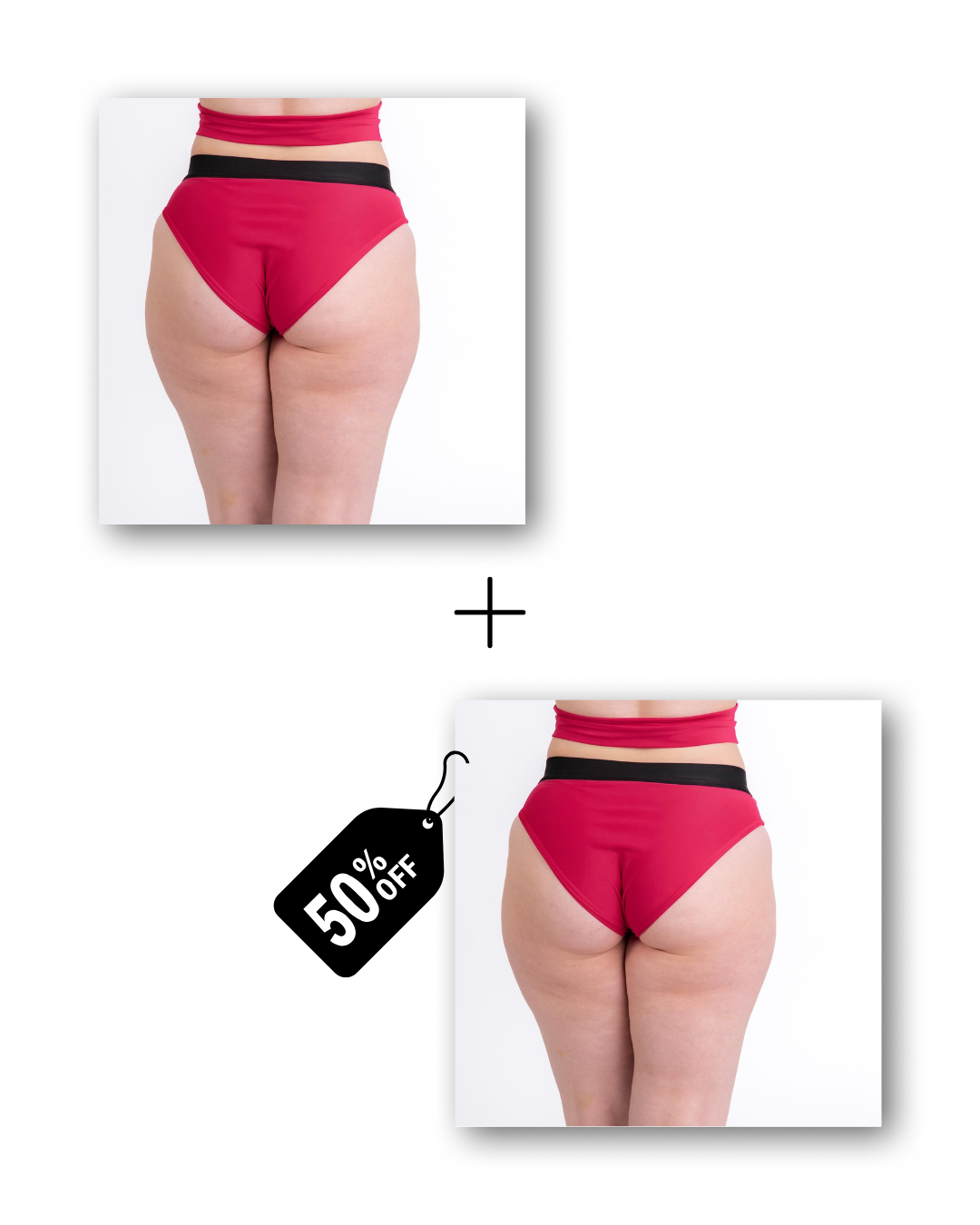 Wrap Shorts Bundle in dangerously pink