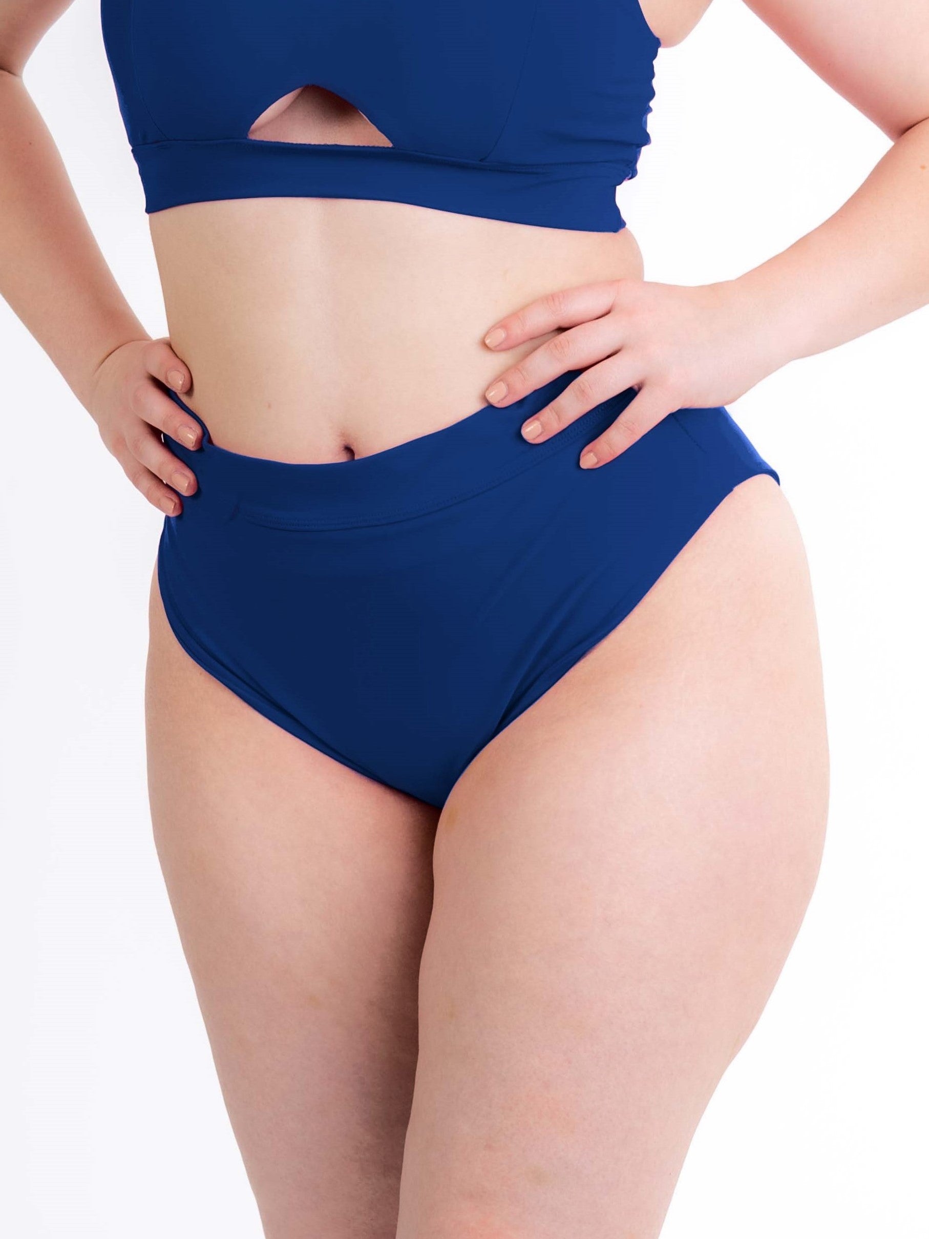 A-line shorts in deep blue sea