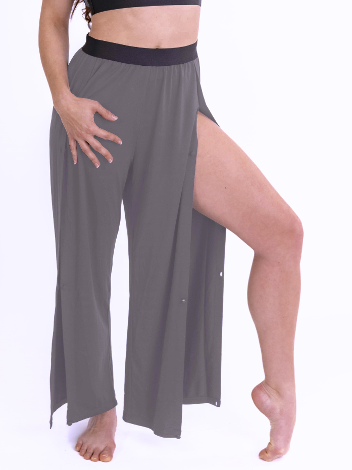 Pre-Workout &amp; Flow Pants in mouse gray