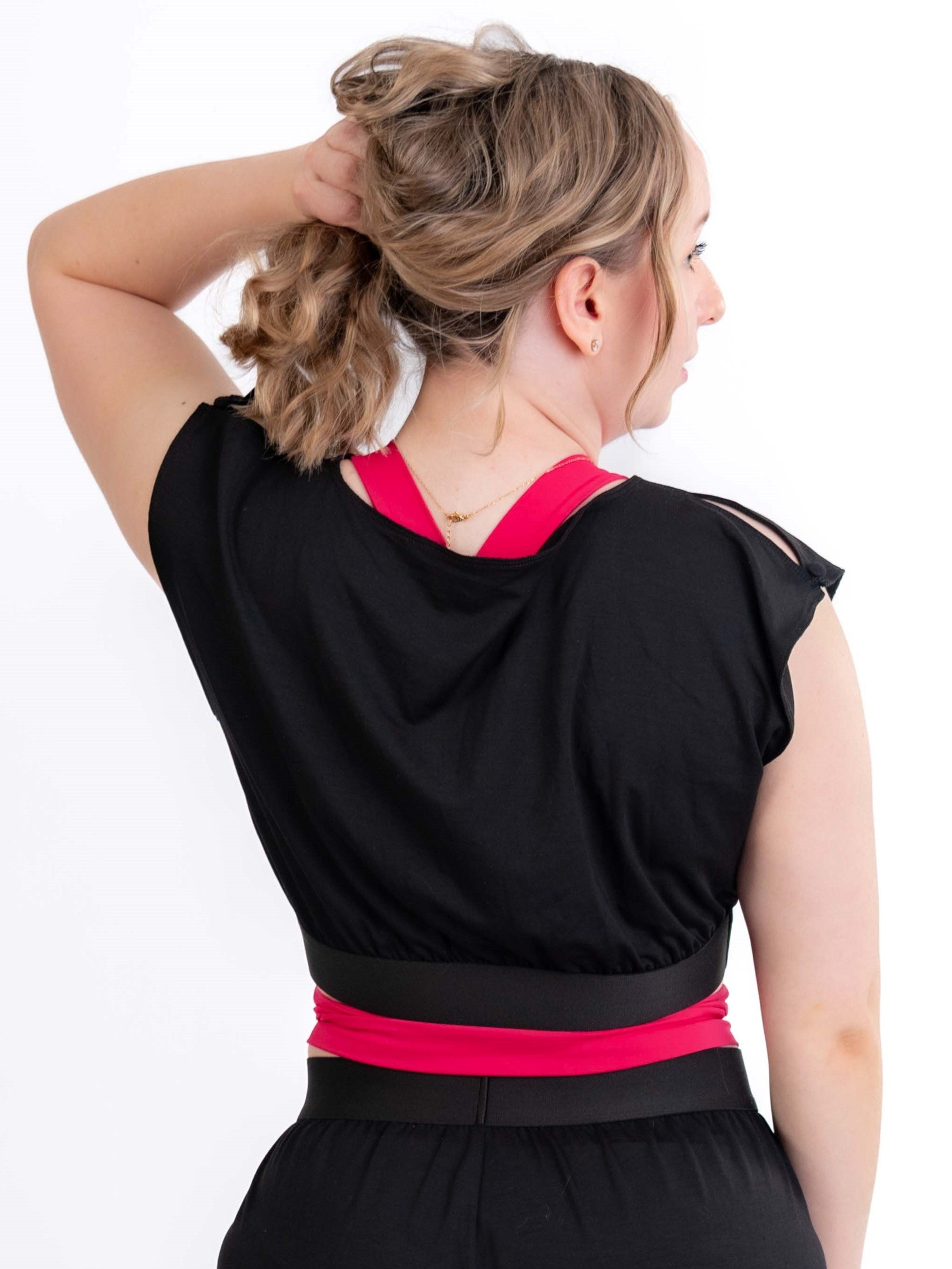 Pre-Workout &amp; Flow Shirt in classic black